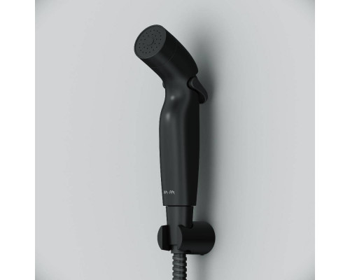 Гигиенический душ со шлангом и держателем AM.PM Like черный матовый F0202022