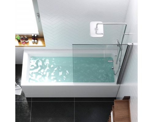 Шторка на ванну AM.PM Skyline 80х140 см поворотная DX35WBS-D080-140MT
