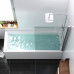 Шторка на ванну AM.PM Skyline 80х140 см поворотная DX35WBS-D080-140MT