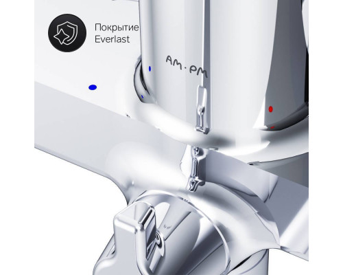 Смеситель для ванны и душа AM.PM X-Joy TouchReel с длинным изливом F85A90500