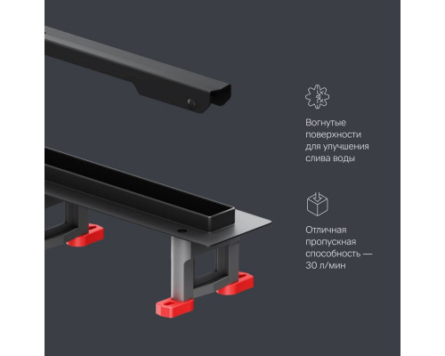 Трап для душа линейный AM.PM Masterflow Slim line 60 см W01SC-S11-060-05BM