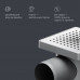 Трап для душа точечный AM.PM PrimeFlow Point мокрый затвор Cut Gradient 10 см W02BD-P11-010-01SB
