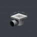 Трап для душа точечный AM.PM PrimeFlow Point мокрый затвор Cut Gradient 10 см W02BD-P11-010-01SB