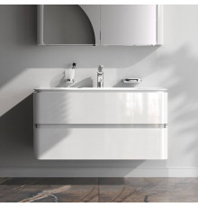 Тумба под раковину подвесная AM.PM Inspire V2.0 100 см белый глянец M30FHX1002WG