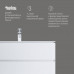 Тумба под раковину подвесная AM.PM Inspire V2.0 100 см белый глянец M30FHX1002WG