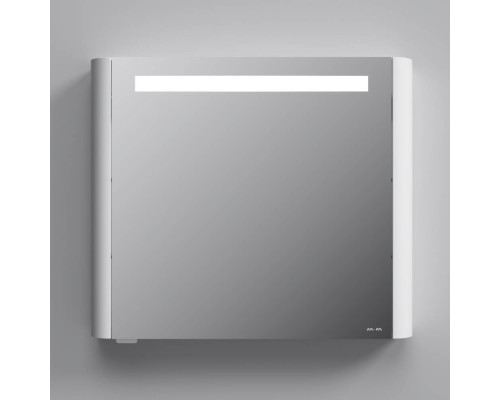 Зеркальный шкаф с подсветкой AM.PM Inspire V2.0 80 см левый белый глянец M30MCL0801WG