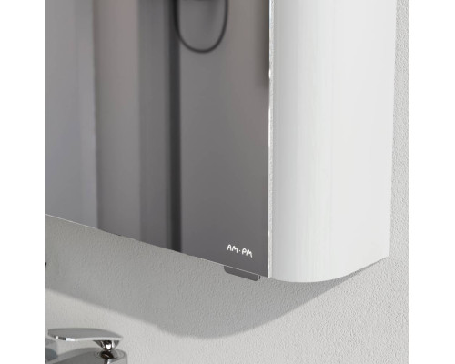 Зеркальный шкаф с подсветкой AM.PM Inspire V2.0 80 см правый белый глянец M30MCR0801WG