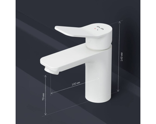 Смеситель для раковины AM.PM X-Joy матовая сталь F85A02133