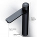 Смеситель для раковины высокий AM.PM X-Joy TouchReel черный матовый F85A92522