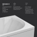 Ванна акриловая AM.PM X-Joy 170x75 см W94A-170-075W-A