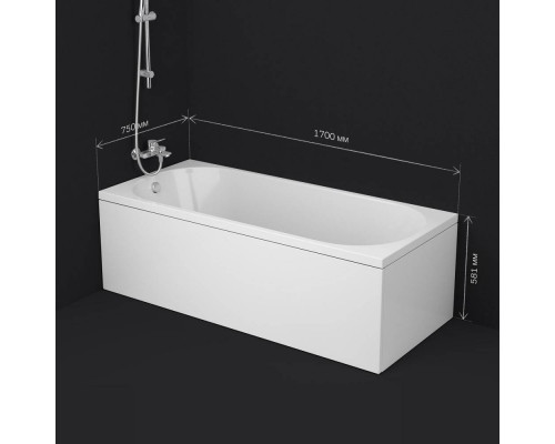 Ванна акриловая AM.PM X-Joy 170x75 см W94A-170-075W-A