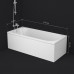 Ванна акриловая AM.PM X-Joy 170x75 см W94A-170-075W-A