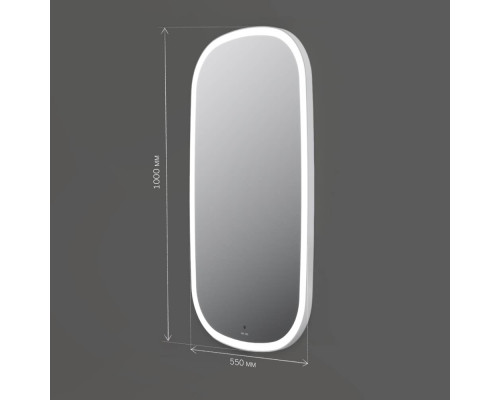Зеркало AM.PM Func 55x100 см с LED-подсветкой и ИК-сенсором M8FMOX0551WGH