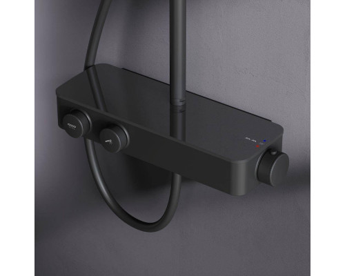 Душевая система AM.PM Inspire V2.0 с термостатом черный F0750A422