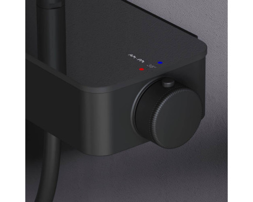 Душевая система AM.PM Inspire V2.0 с термостатом черный F0750A422