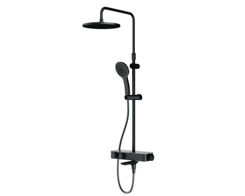 Душевая система AM.PM Inspire V2.0 с термостатом черный матовый F0750A522
