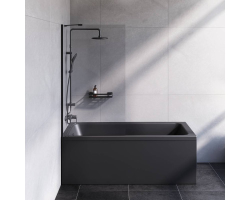 Шторка для ванны AM.PM Gem 80х140 см фиксированная W90BS-080-140BT