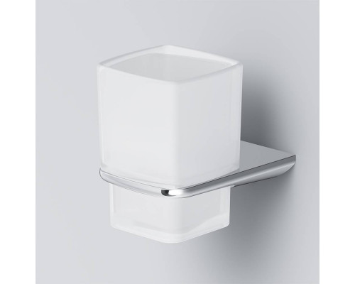 Стакан стеклянный с настенным держателем AM.PM Inspire V2.0 A50A34300