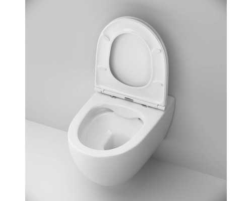 Унитаз подвесной AM.PM Spirit V2.0 FlashClean безободковый без сиденья C111700WH