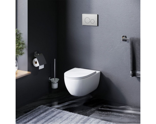 Унитаз подвесной AM.PM Spirit V2.0 FlashClean безободковый с сиденьем микролифт C111700SC