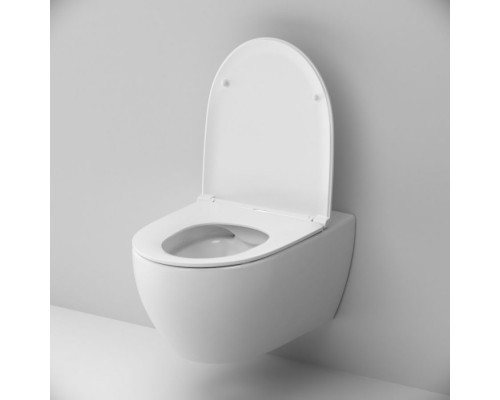Унитаз подвесной AM.PM Spirit V2.0 FlashClean безободковый с сиденьем микролифт C111700SC