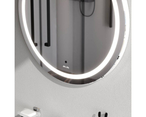 Зеркало круглое AM.PM X-Joy 65 см с LED-подсветкой и ИК-сенсором M85AMOX0651WG