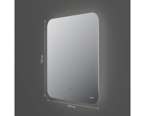 Зеркало с LED-подсветкой и ИК-сенсором AM.PM X-Joy 60 см закругленные углы M85MOX10601S1