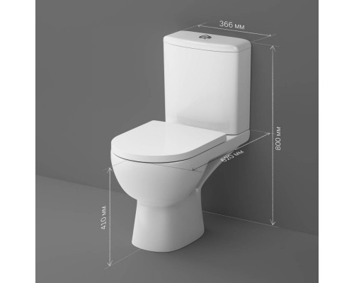 C85C8600SC Унитаз-компакт FlashClean с сиденьем микролифт