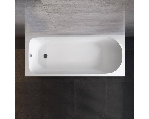 Комплект ванна акриловая AM.PM Sense 170х70 см с каркасом и сливом-переливом W75A-170-070W-KL