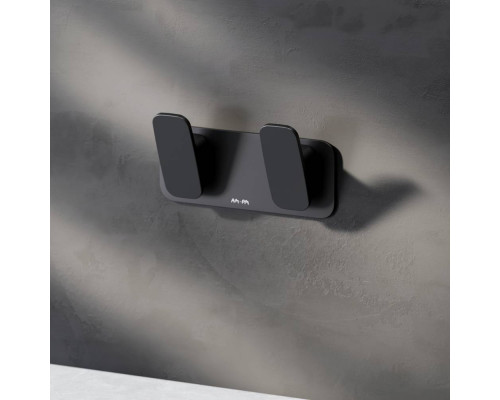 Крючок для полотенец двойной AM.PM Inspire V2.0 черный матовый A50A35622
