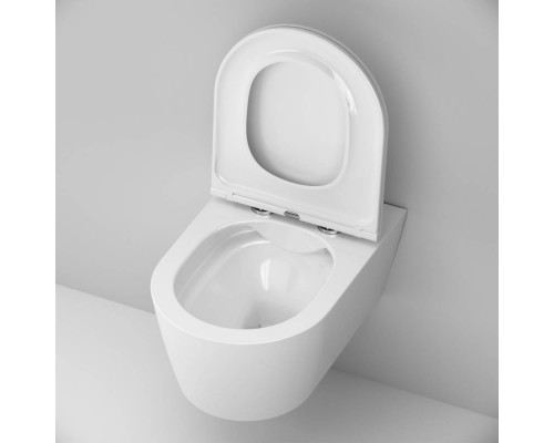 Унитаз подвесной AM.PM Func FlashClean с сиденьем микролифт C8F1701SC