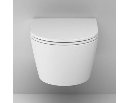 Унитаз подвесной AM.PM Func FlashClean с сиденьем микролифт C8F1701SC