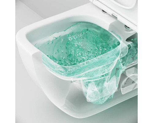 Унитаз подвесной AM.PM Gem FlashClean с сиденьем микролифт C901701SC