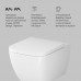 Унитаз подвесной AM.PM Gem FlashClean с сиденьем микролифт C901701SC