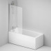 Шторка для ванны AM.PM Gem 80х140 см поворотная W90BS-D080-140CT