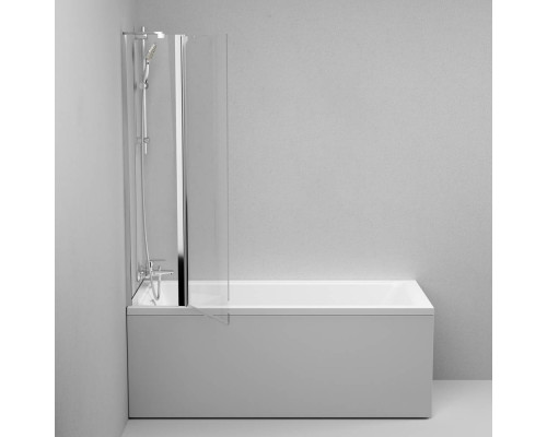 Шторка для ванны AM.PM Gem 80х140 см поворотная W90BS-D3W5-140CT