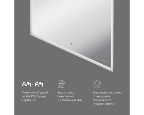 Зеркало AM.PM Spirit V2.0 60 см с LED-подсветкой и антизапотеванием M71AMOX0601SA