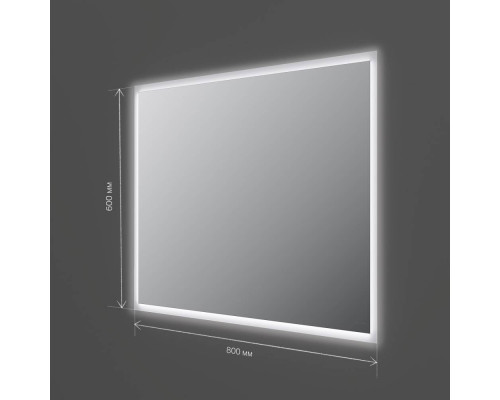 Зеркало AM.PM Spirit V2.0 80 см с LED-подсветкой и антизапотеванием M71AMOX0801SA