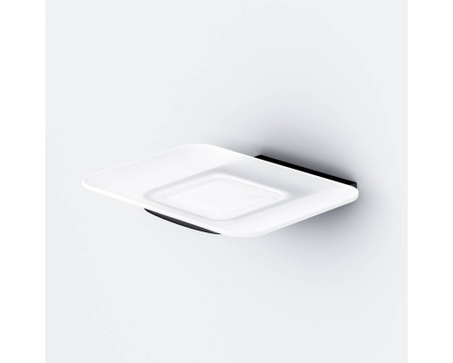 Мыльница стеклянная с настенным держателем AM.PM Inspire V2.0 черный матовый A50A34222