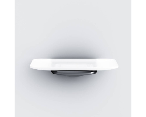 Мыльница стеклянная с настенным держателем AM.PM Inspire V2.0 черный матовый A50A34222
