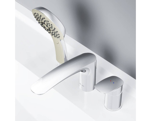 Смеситель на борт ванны трехсекционный AM.PM Inspire V2.0 F50A01300