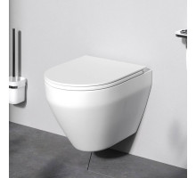 Унитаз подвесной AM.PM Spirit V2.0 FlashClean с сиденьем микролифт матовый C701700MWSC
