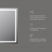 Зеркало настенное AM.PM Gem с контурной LED-подсветкой 60 см M91AMOX0601WG