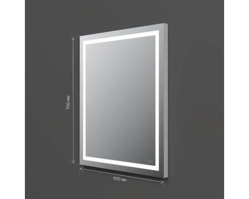 Зеркало настенное AM.PM Gem с контурной LED-подсветкой 60 см M91AMOX0601WG
