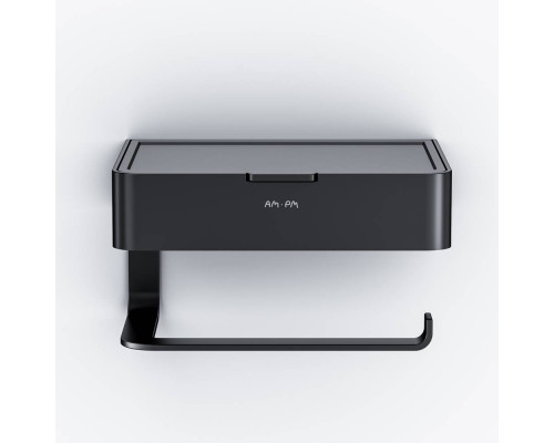 Держатель для туалетной бумаги с отделением AM.PM Inspire V2.0 черный матовый A50A341522