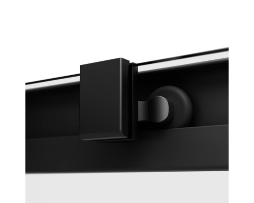 Душевое ограждение AM.PM Func 90x90 см профиль черный стекло прозрачное W84G-403-9090-BT
