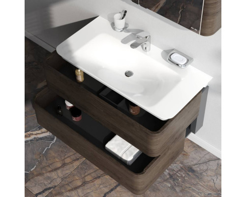 Тумба под раковину подвесная AM.PM Inspire V2.0 100 см табачный дуб M30FHX1002TF