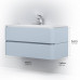 Тумба под раковину подвесная 100 см AM.PM Sensation светло-голубой M30FHX1002BG