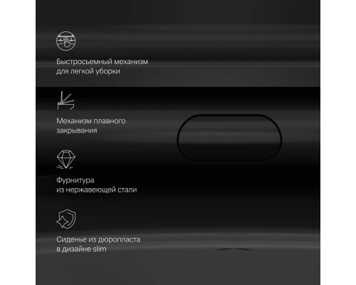 Унитаз подвесной AM.PM Func FlashClean с сиденьем микролифт матовый C8F1700MBSC